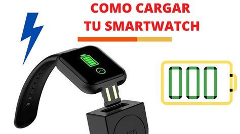 como cargar un reloj inteligente